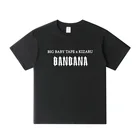 Бандана I, футболка для большого ребенка, лента и Kizaru, новый альбом, хип-хоп, Мужская одежда, премиум 100% хлопок, футболка для мужчин, топы