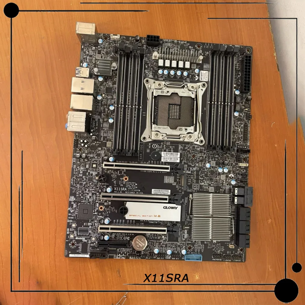 Материнская плата для супермикро рабочей станции ATX, системная плата, Системная плата Intel C422, поддержка памяти DDR4, 2200, 100% Протестировано, быстрая доставка, X11SRA