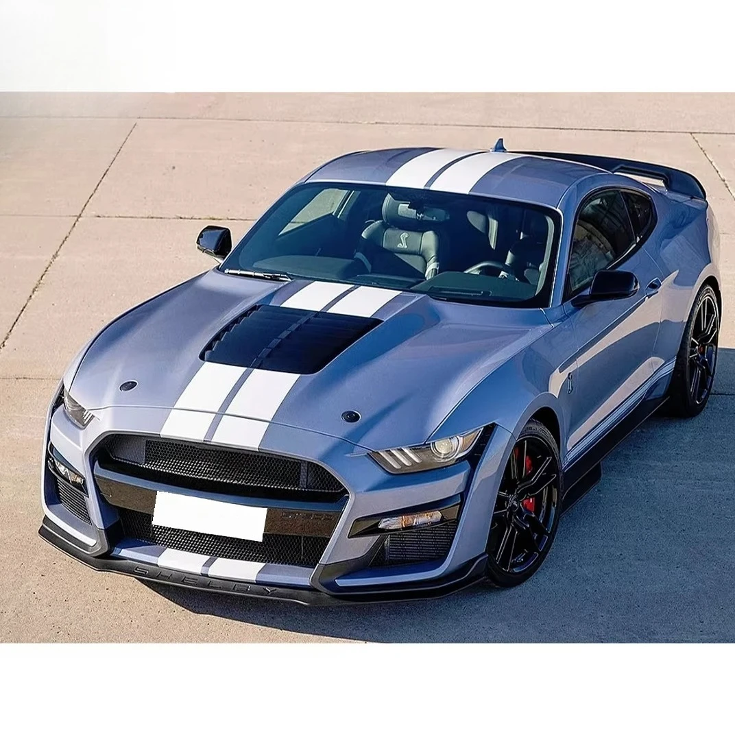 Фото Комплект обвесов для Ford Mustang 2018-2020: преобразуйте в модель GT500 Shelby – бамперы, решетка радиатора, задний диффузор, боковые пороги №3