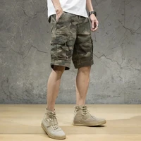 summer new camouflage tactical cargo shorts men khaki jogger military cargo shorts men cotton casual loose men shorts x112