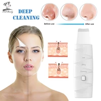 ultrasonic skin scrubber facial cleaning blackhead remover peeling shovel cleaner face massager facial lifting care beauty tools