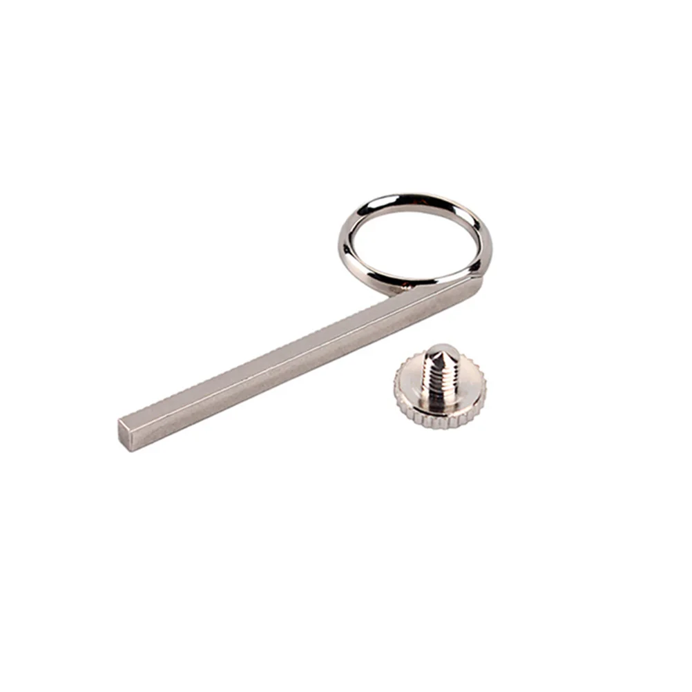 

2pcs Metal Trumpet Slide Finger Ring Ring with Screw Trumpet Cornet Accessory Replacement CB22 (Silver)