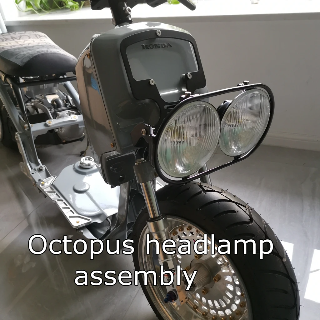 

Octopus Headlamp Headlight Brackets Assembly For Honda Ruckus Zoomer NPS50 Chuckus GY6 Scooter Motorcycle Modification Parts