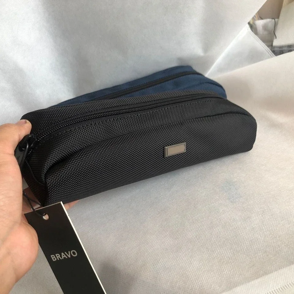 

With Logo With Logo Ballistic Nylon Material Pencil Case Business Trip Power Pack Pencil Case Makeup Induction Bag