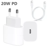 20w euus pd plug travel pd charger usb type c quick charger adapter for iphone 12 pro mini 11 xrxxsmax8 fast charging port