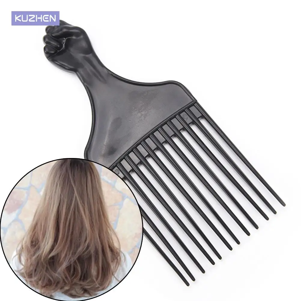 

Black Big Teeth Hair Comb ABS Plastic Heat-resistant Large Wide Tooth Hair Comb Detangling Wide Teeth Hairdressing Com