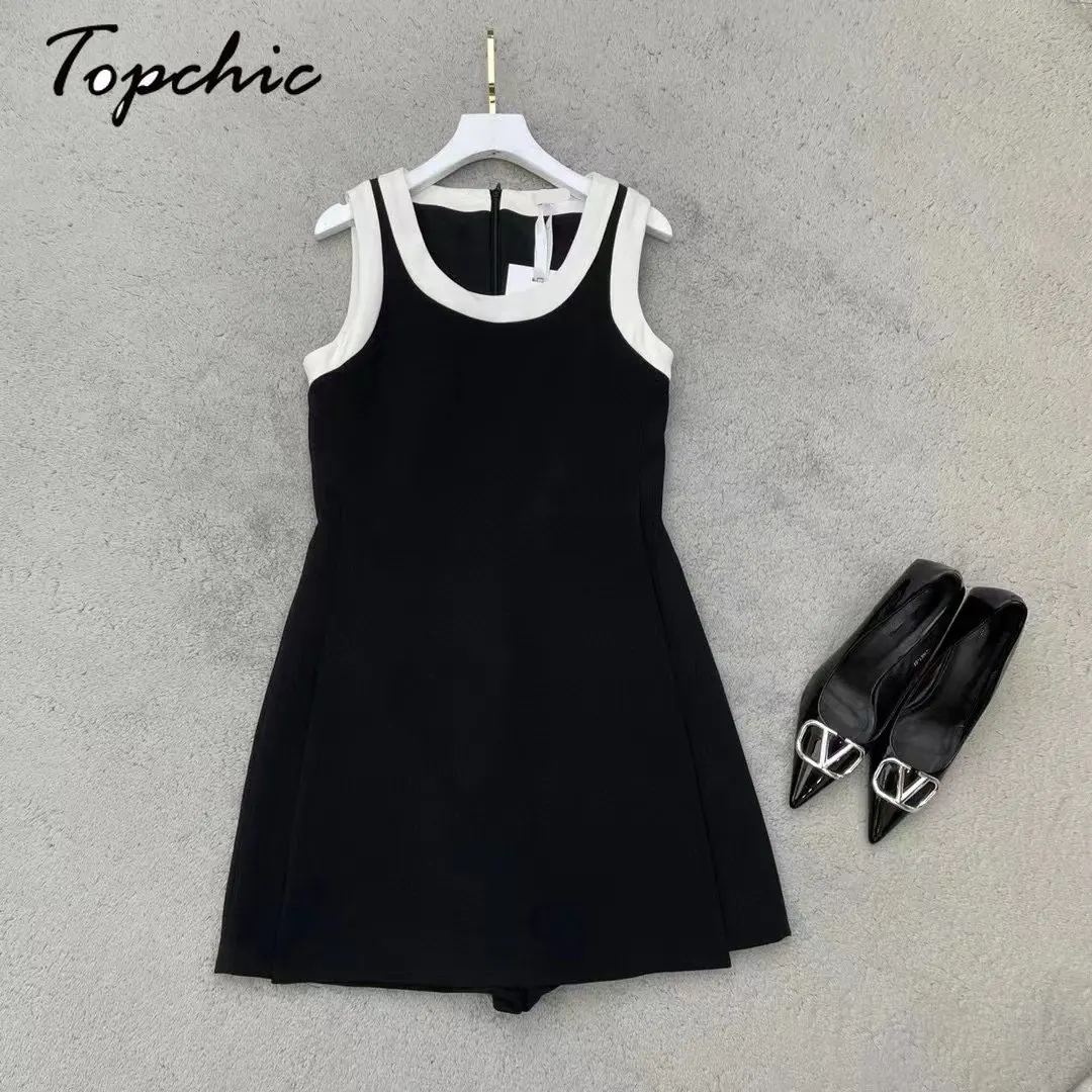 

Женский комбинезон без рукавов, дизайнерский винтажный комбинезон составного кроя в Корейском стиле, лето 2023