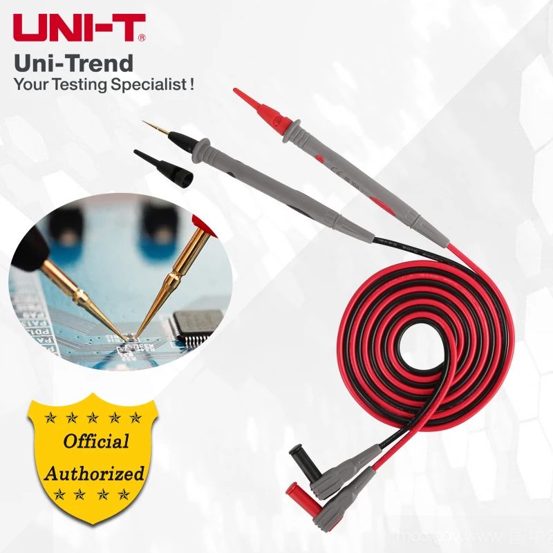 

UNI-T UT-L90 Universal Extra Sharp Tip Pen / Gold Plated Tip / Multimeter & Clamp Meter Special Test Pen Wire Probe