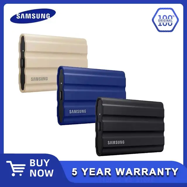 Samsung SSD Portable (externe) T7 Shield, USB 3.2 Gen2 1