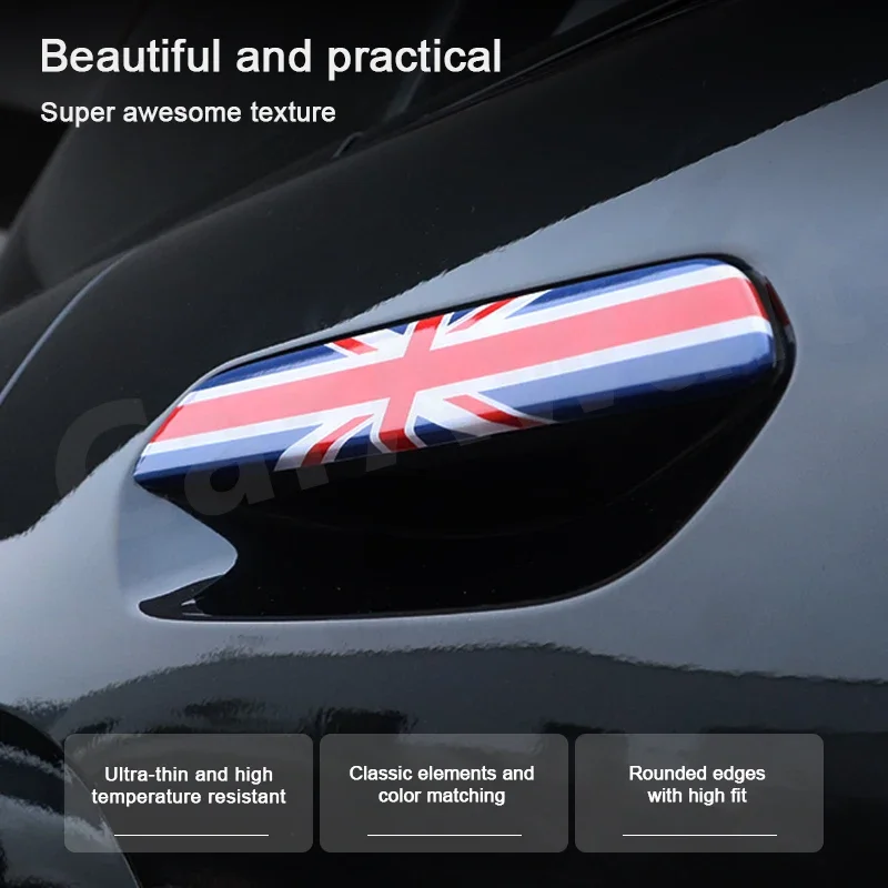 Для MINI Countryman JCW U25 J01 J05 2024 2025 Наклейка на внешнюю дверную ручку Накладка для