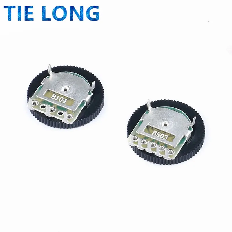 TIELONG 10 шт. B103 16x2 мм 10K Ом двойной циферблат конусное колесо для объема дуплексный