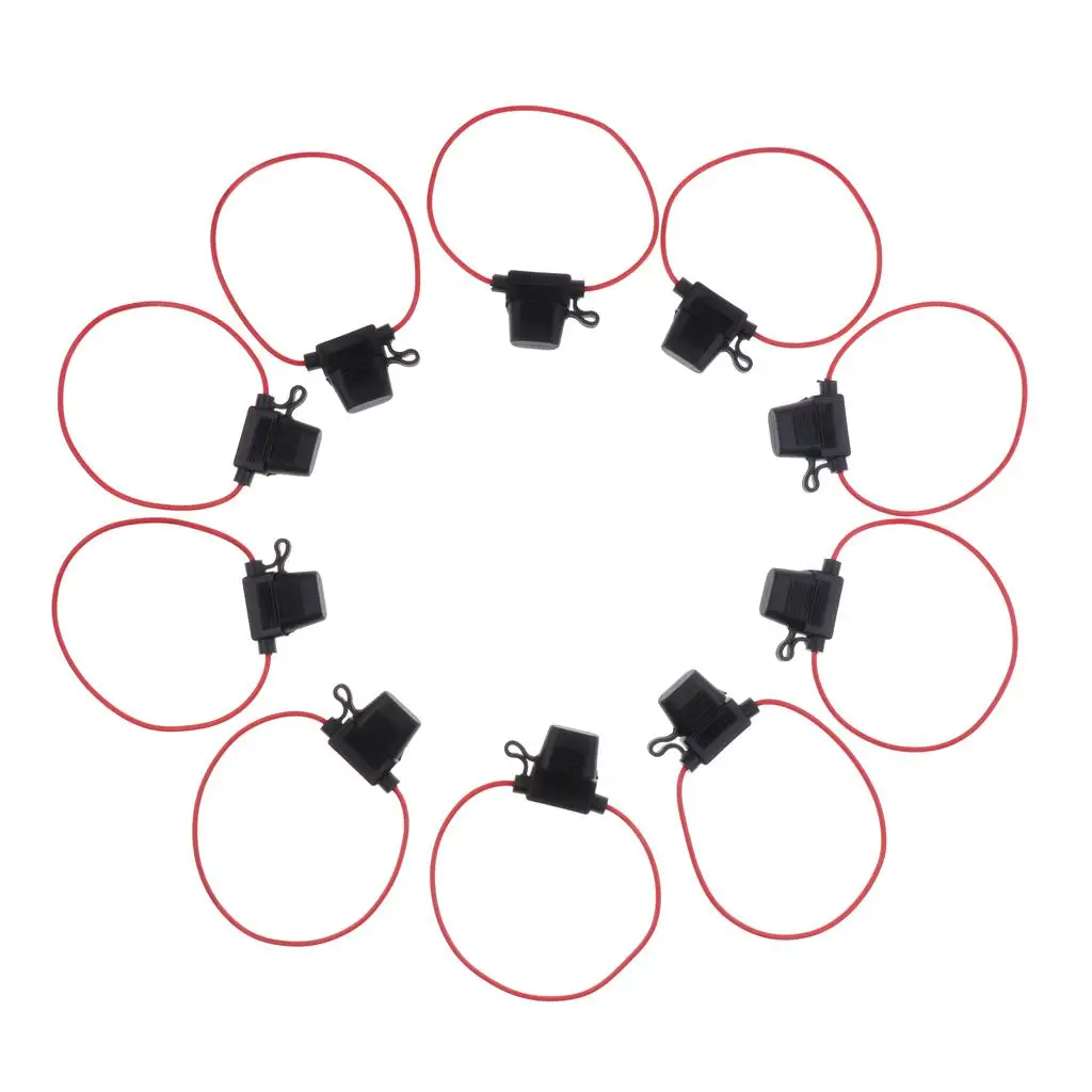 

10 шт., блок предохранителей 18awg