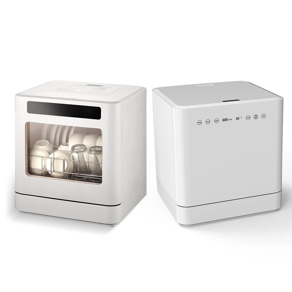 

Countertop Portable Dishwashers Table Top Electronic Household Kitchen Automatic Dish Washer Smart Mini Dishwasher
