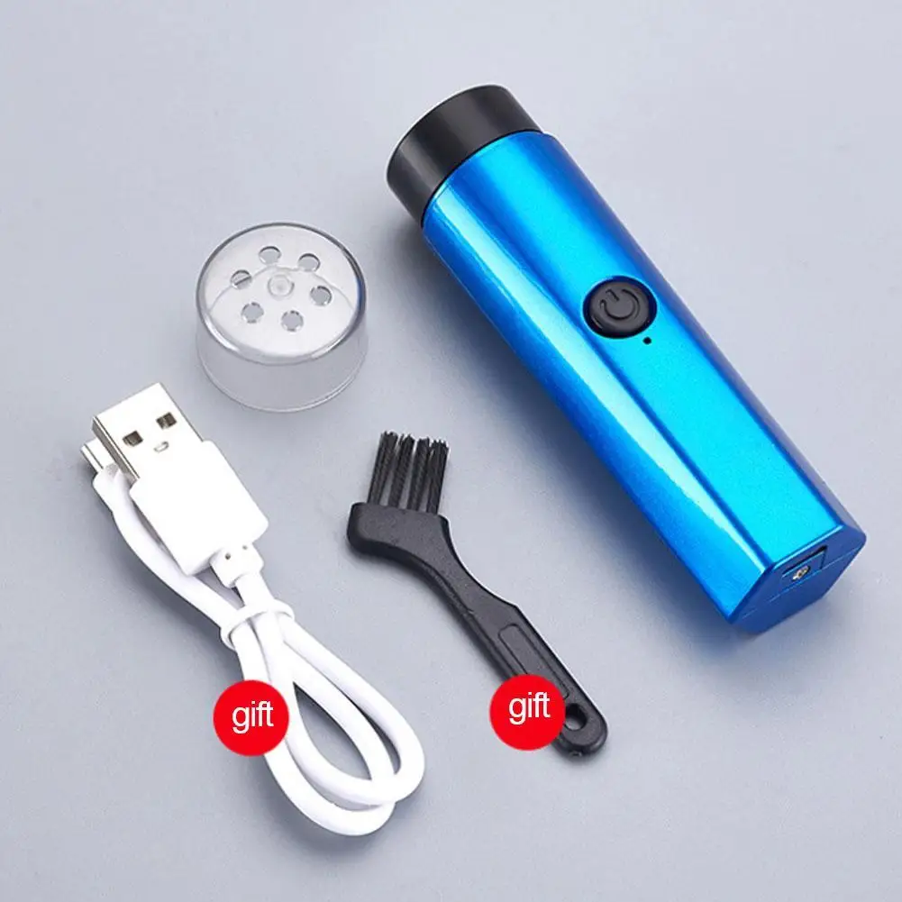 Мужская электрическая мини-бритва портативные бритвы с USB-зарядкой Вращающаяся