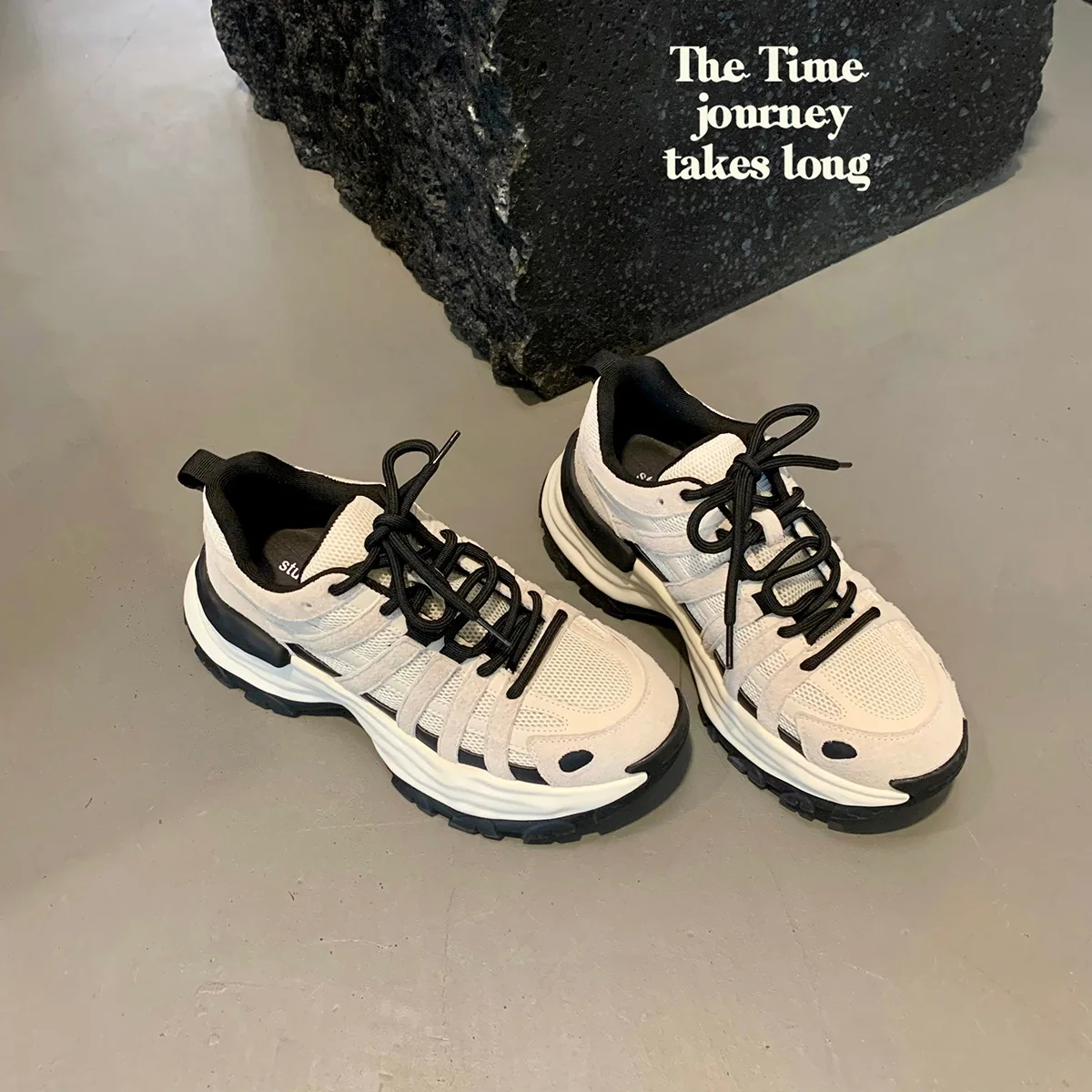 

Цветные туфли с круглым носком на шнуровке, дышащая Повседневная стильная женская спортивная обувь, кроссовки