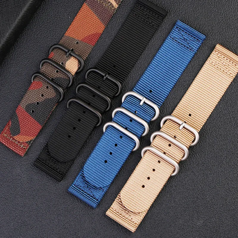 

Нейлоновый Камуфляжный коричневый ремешок для часов Премиум Прочный zulu ремешок для часов браслет для Casio PRG-650 PRG6006 nato