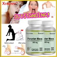 natural maca root enhance endurance pills supplement improve men function stamina booster ginseng powder herbal