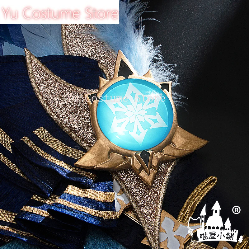 YuCostumeАниме! Genshin Impact EuLa игровой костюм элегантные комбинезоны униформа косплей
