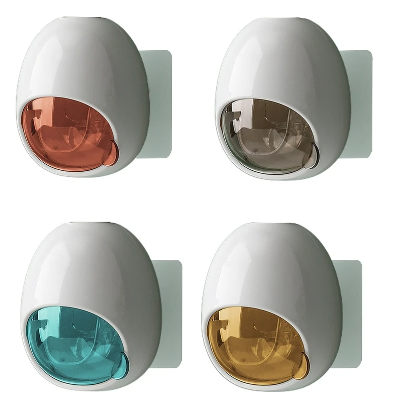 

Y9RE настенный дозатор зубной пасты, выдавливатель, экономия места для детей, выдавливатель для труб ванной комнаты