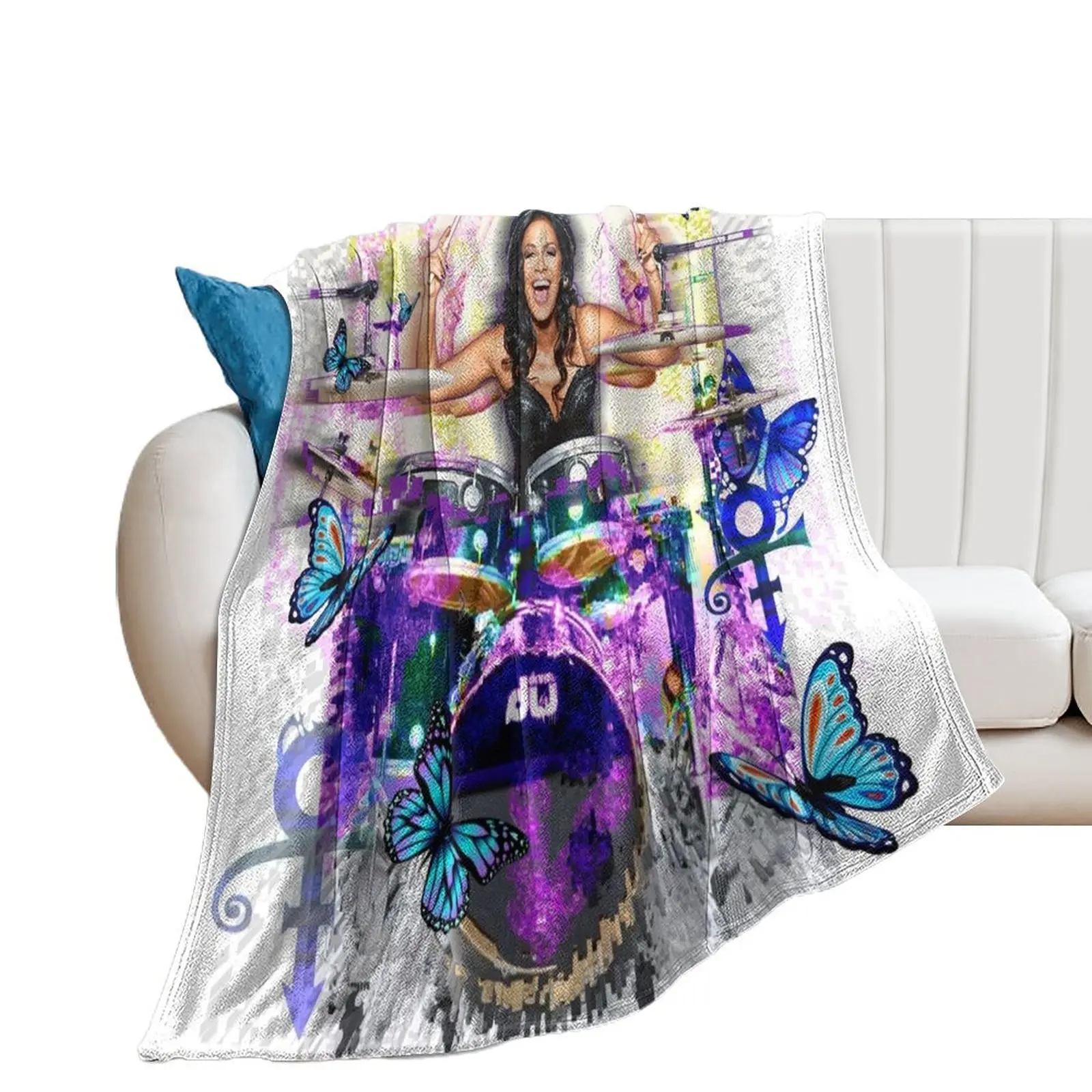 Барабанное одеяло Sheila E. Prince Для женщин-Цифровое искусство от IonaArtDigital дорожные