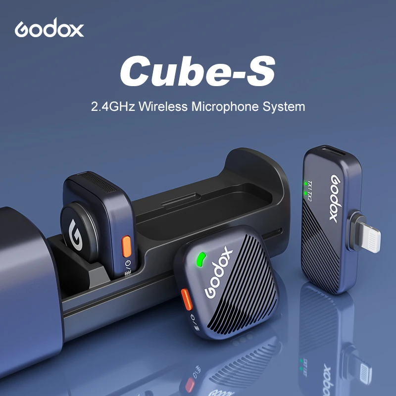 Беспроводной микрофон Godox Cube-S 2 4 ГГц