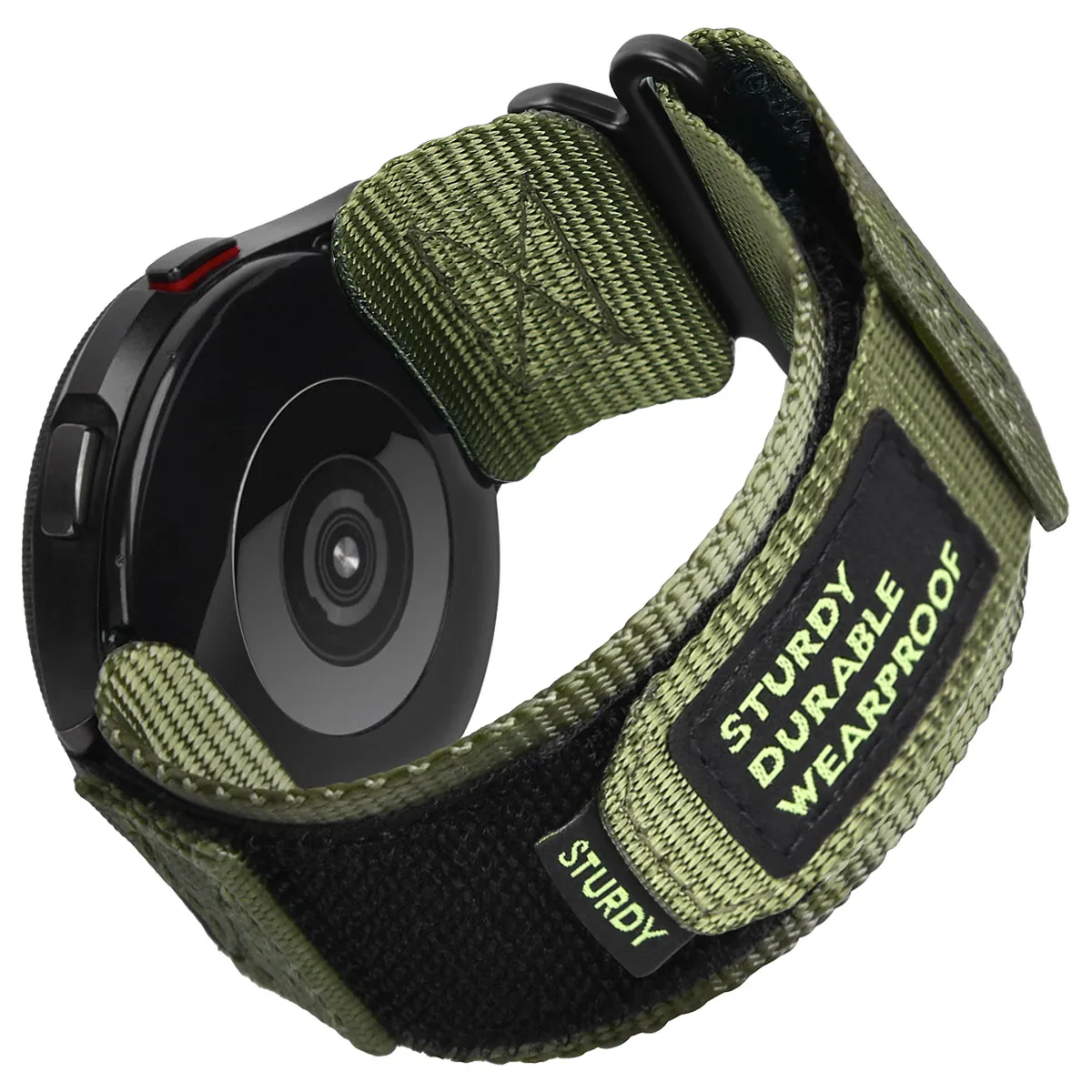 Фото Нейлоновый ремешок 20 мм/22 мм, совместимый с Samsung Galaxy Watch 6/5/5 Pro/4/3/Gear S3/S2/Active — сменный ремешок для умных часов №1