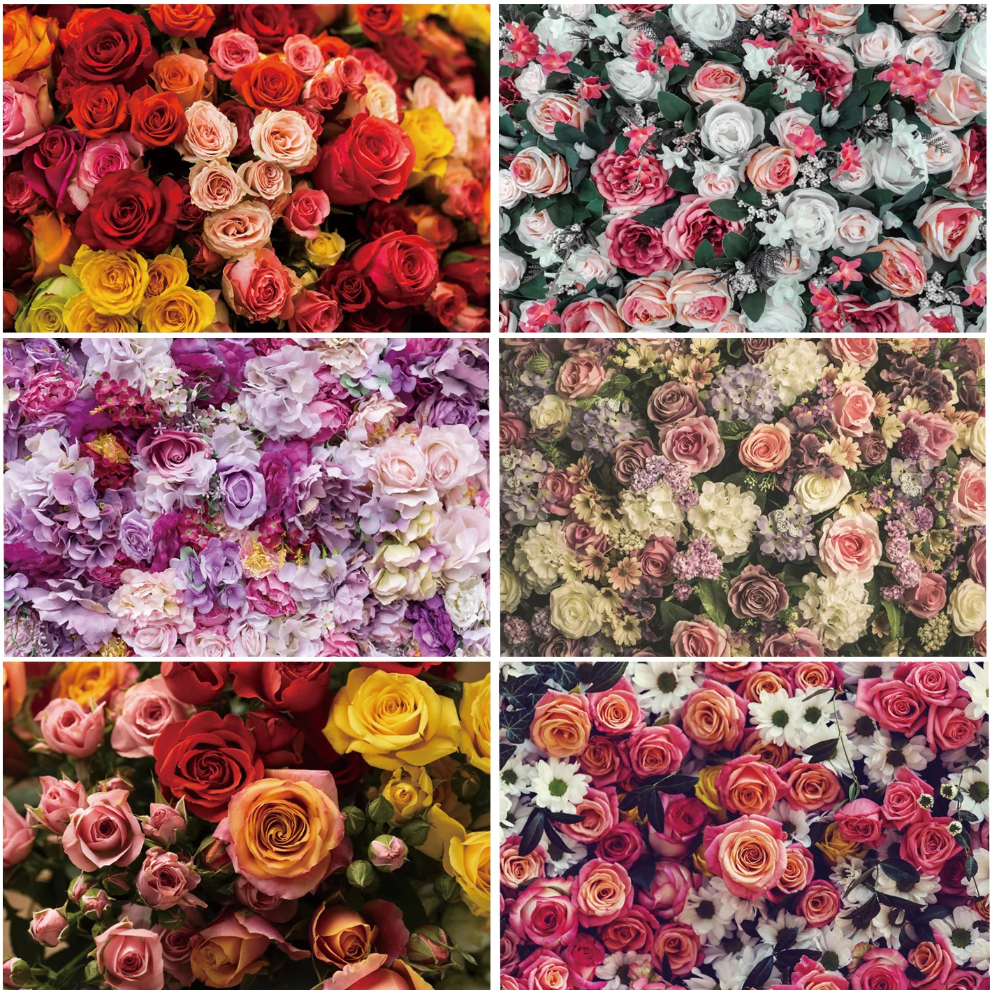 

Blossom Flowers Photography Backgrounds Wall Photo Decoration For Wedding Party Family Portrait Photo Booth Studio Backdrops