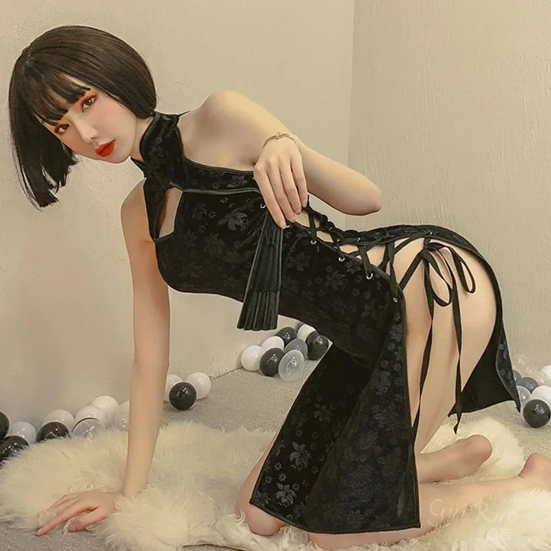 Традиционное китайское платье больших размеров сексуальное женское белье