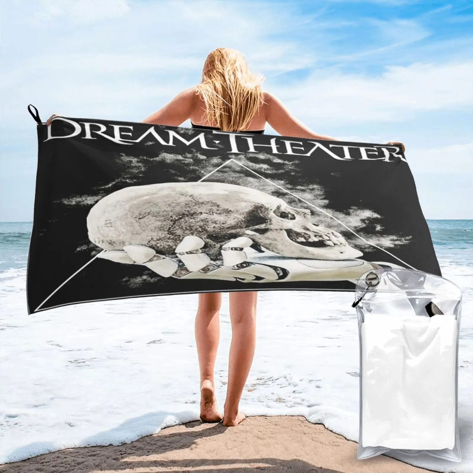 

Официальное пляжное полотенце Dream TheaterDistanceTour 2019, полотенце для лица, полотенце, банное полотенце, банное полотенце для ванной, Пляжное банно...