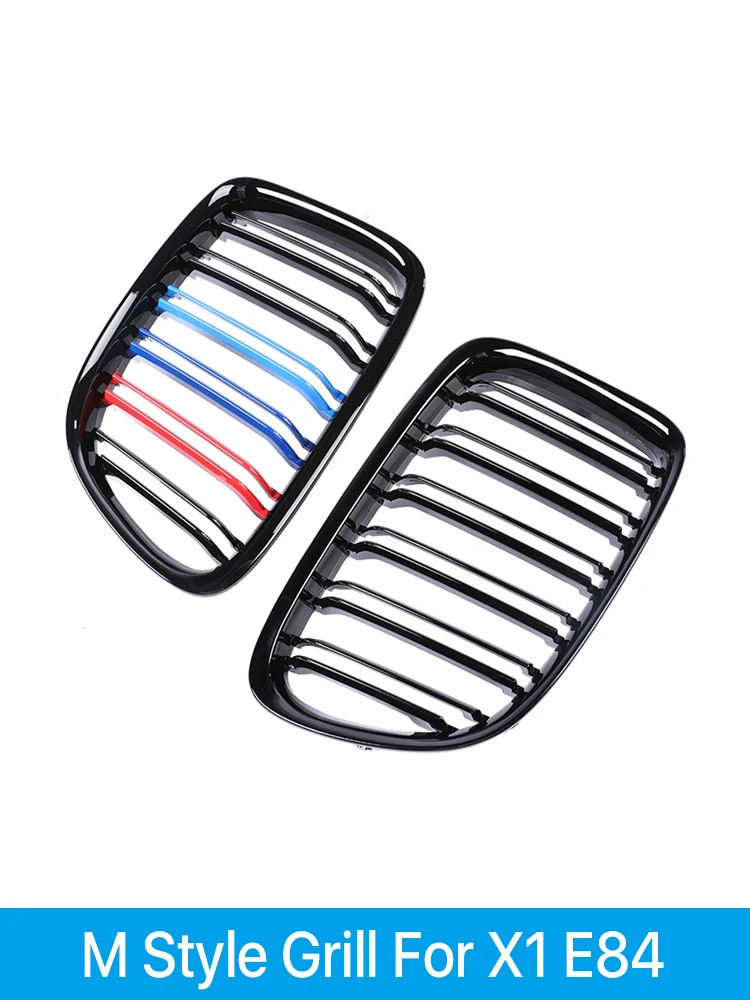 

Front Kidney Racing Grille Facelift Air Center M Color Grill Cover For BMW X1 Series E84 2009-2016 SDrive XDrive Car Accessories