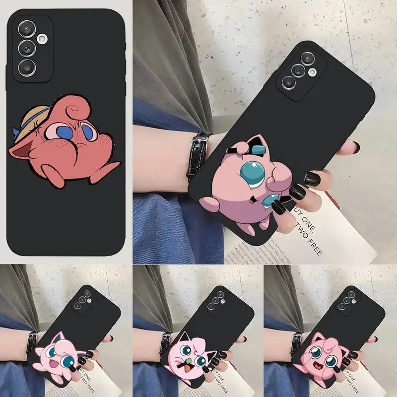 

Pokémon Jigglypuff Phone Case For Samsung S22Ultra S22 S30 S21 S10 E Plus Ultra Fe Lite S9Plus Trendy Funda Shell Cover
