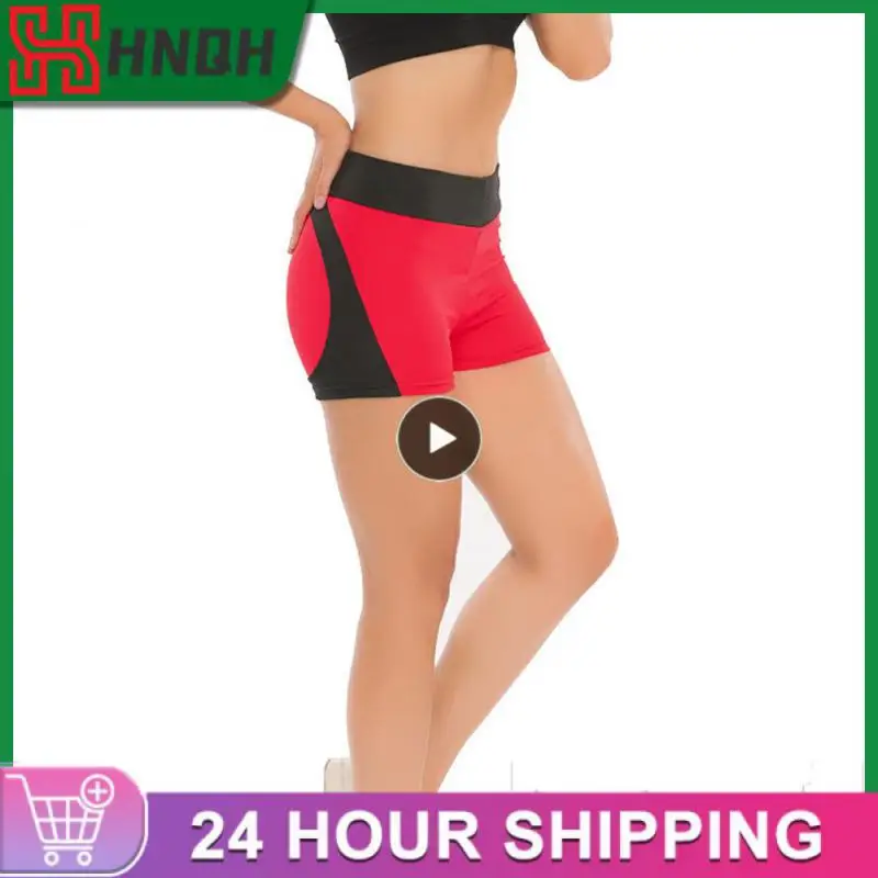 

Yoga Shorts With Patterns Women's Bottoming Love Stitching Slim Yoga Sweatpants Three-point Shorts Yoga Gym