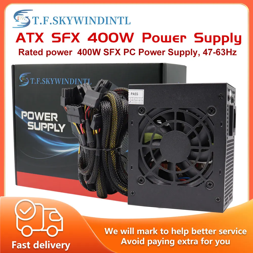 400w PC Power Supply 110V 220v ATX Power Supply PC Computer Power Supply Gaming PSU 12V Active PFC 24PIN MAX 500W DIY PC