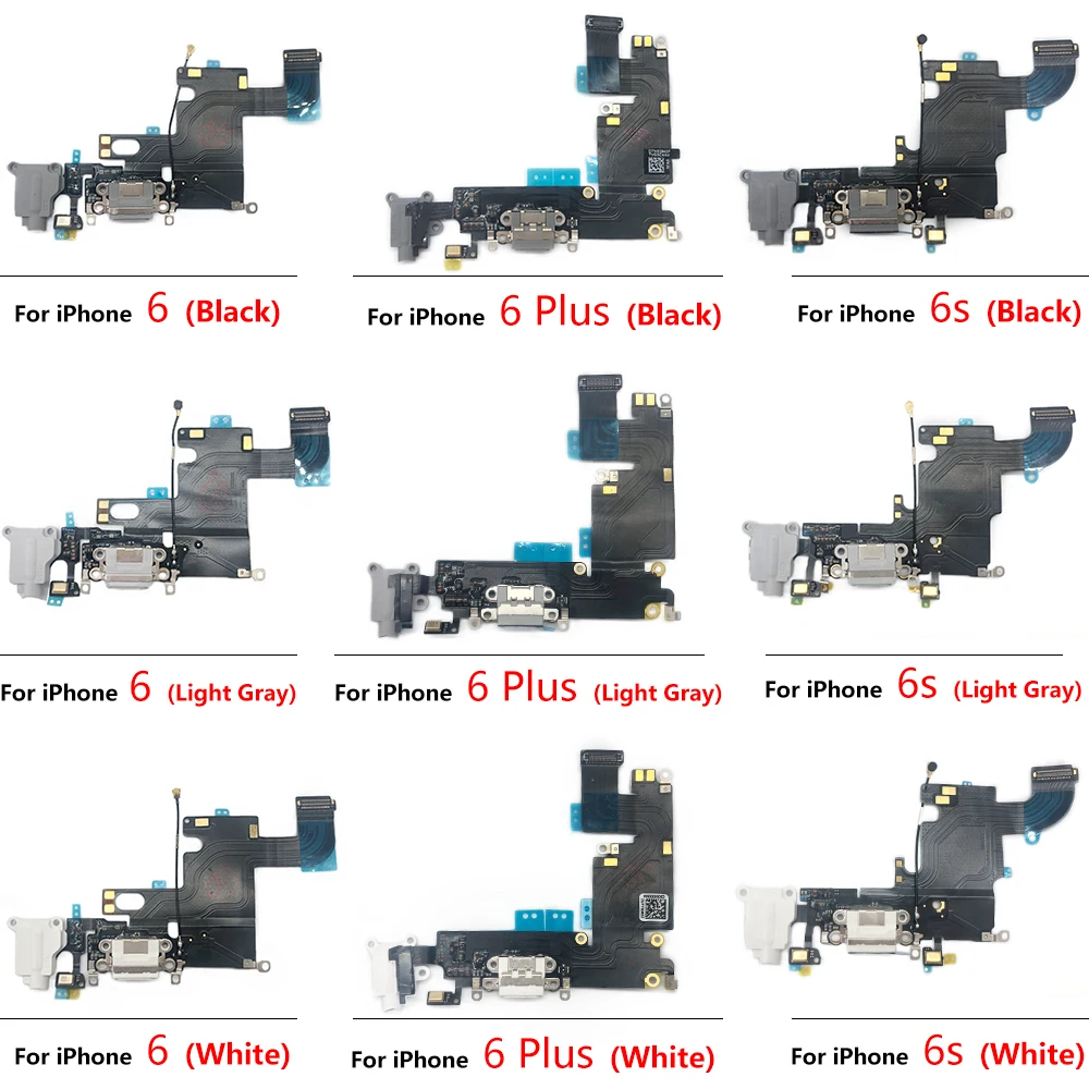 

5 Pcs Original USB Power Charging Connector Plug Port Dock Flex Cable For Iphone 6 6S Plus 7