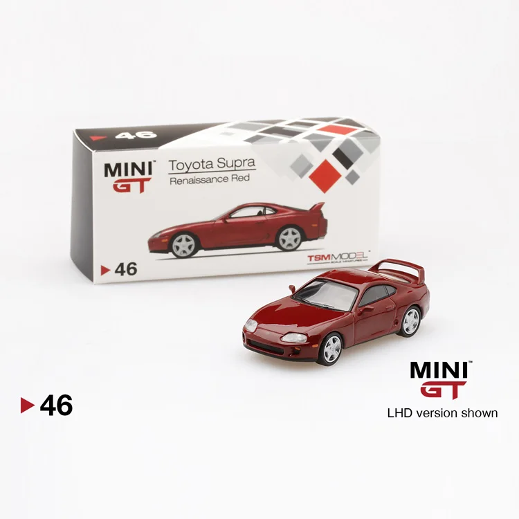 

Мини GT 1 64 Toyota Bull Demon King Supra JZA80 модель автомобиля из сплава Коллекционная модель подарок