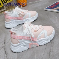 2021 summer women sneakers fashion comfortable casual dad shoes sequins girl breathable platform shoes white woman sandals