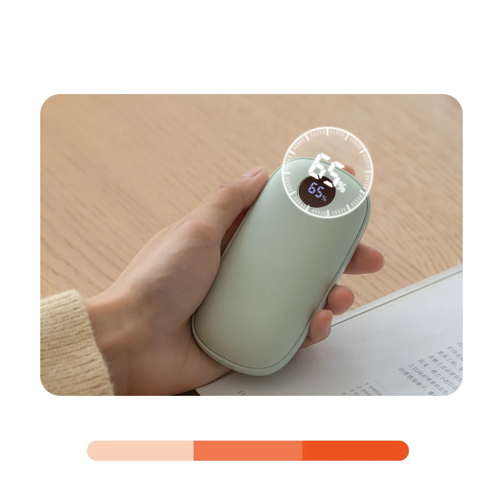 Перезаряжаемые Грелки Для Рук AI Грелка 2-в-1 Портативная Внешняя Батарея 4000 мАч