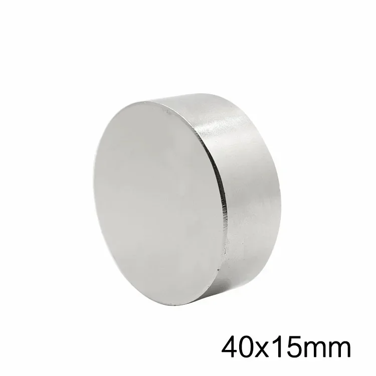 40x15 мм Мощный круглый магнит 40x15 мм для домашних холодильников, офисов DIY 40*15 мм