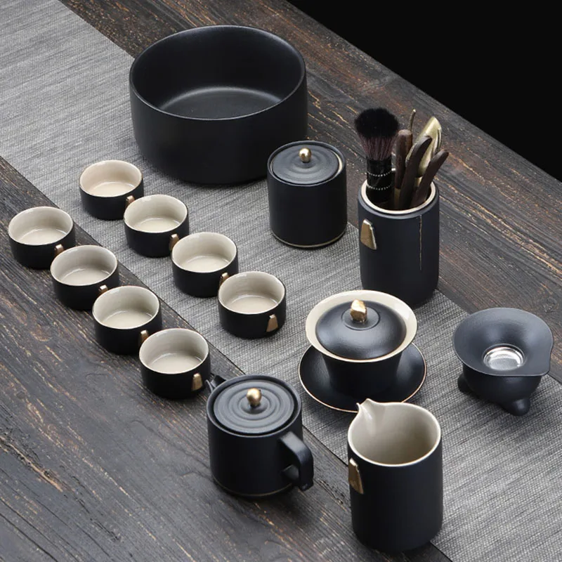 

Набор фарфоровых чайных чашек из костяного фарфора, набор матовых традиционных чайных чашек, керамические стеклянные чашки для чая Hervir Agua, аксессуары для чая