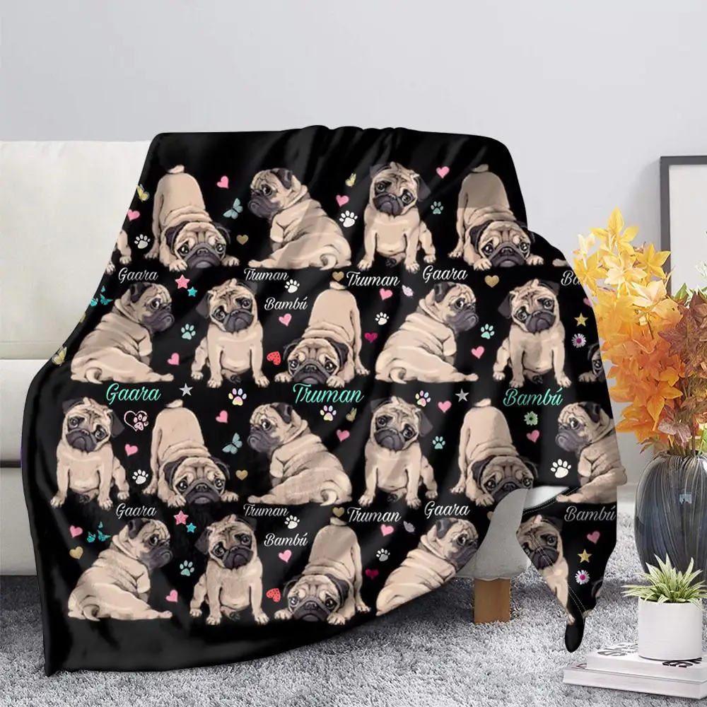

Cute Pig Pink Fleece Blanket Warm Bedroom Throw Blanket on Bed Sofa Bedding Travel Sherpa Blankets for Adult Kids Girls Quilt