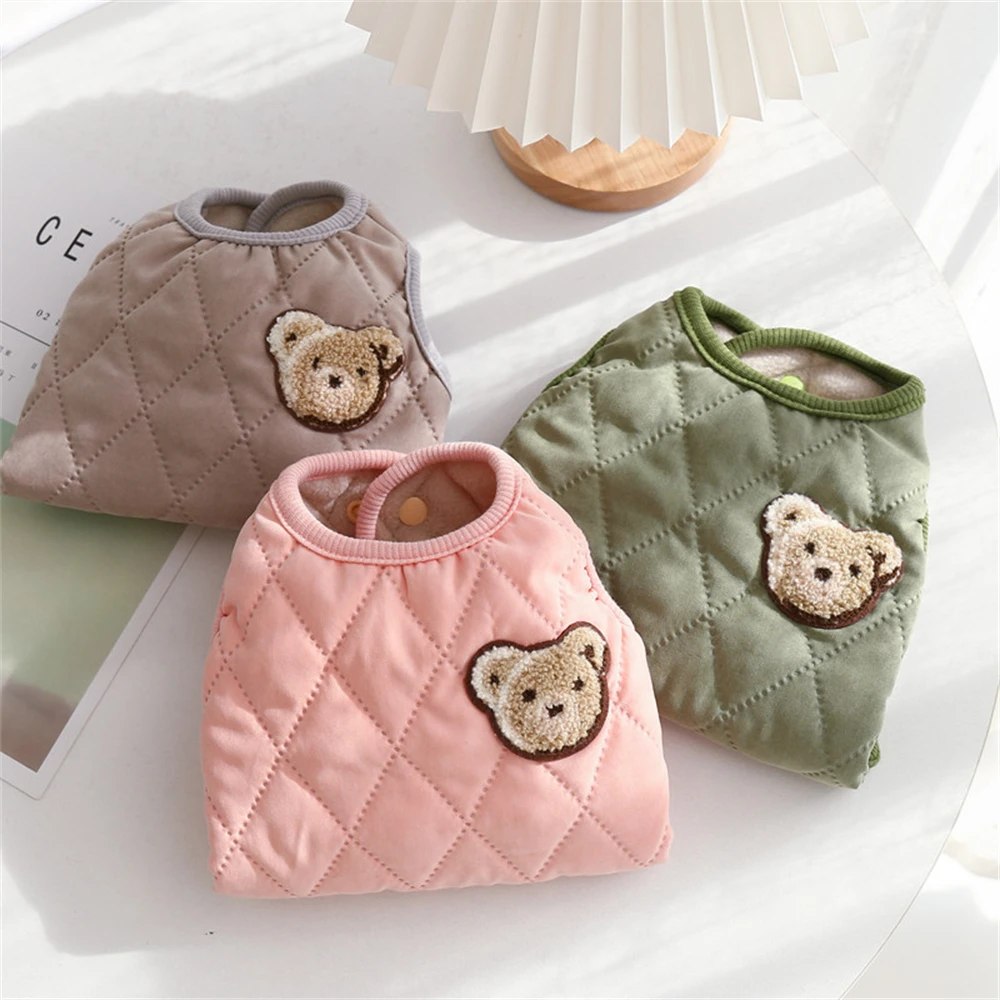 

Зимняя теплая одежда для домашних животных раньше Чихуахуа наряд для щенков и кошек жилет ветрозащитное пальто для собак куртка мягкая одежда для домашних животных