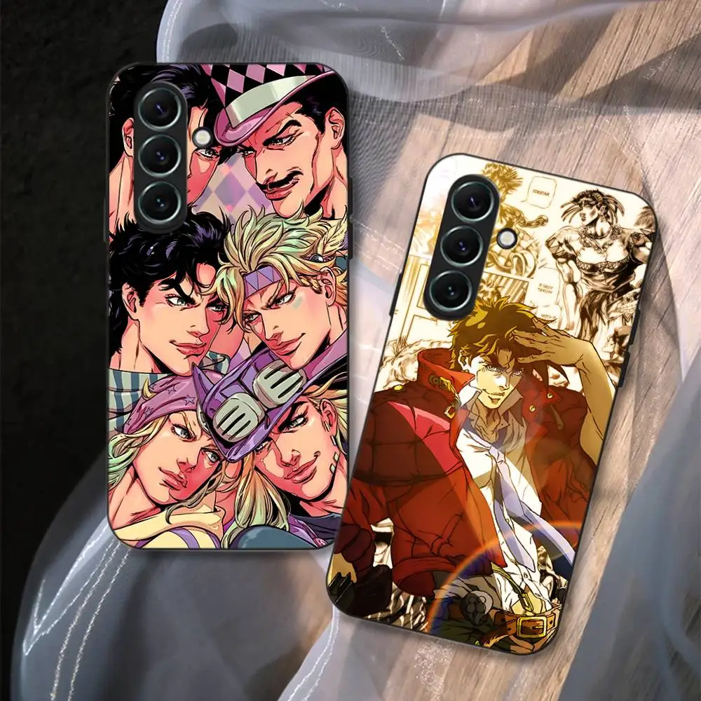 Фото Японский чехол для телефона JoJos Bizarre Adventure для Samsung S 24 Fe 25 Ultra Plus 20 Lite 21 30 22 23 24 22 Ultra 5G Fundas №2