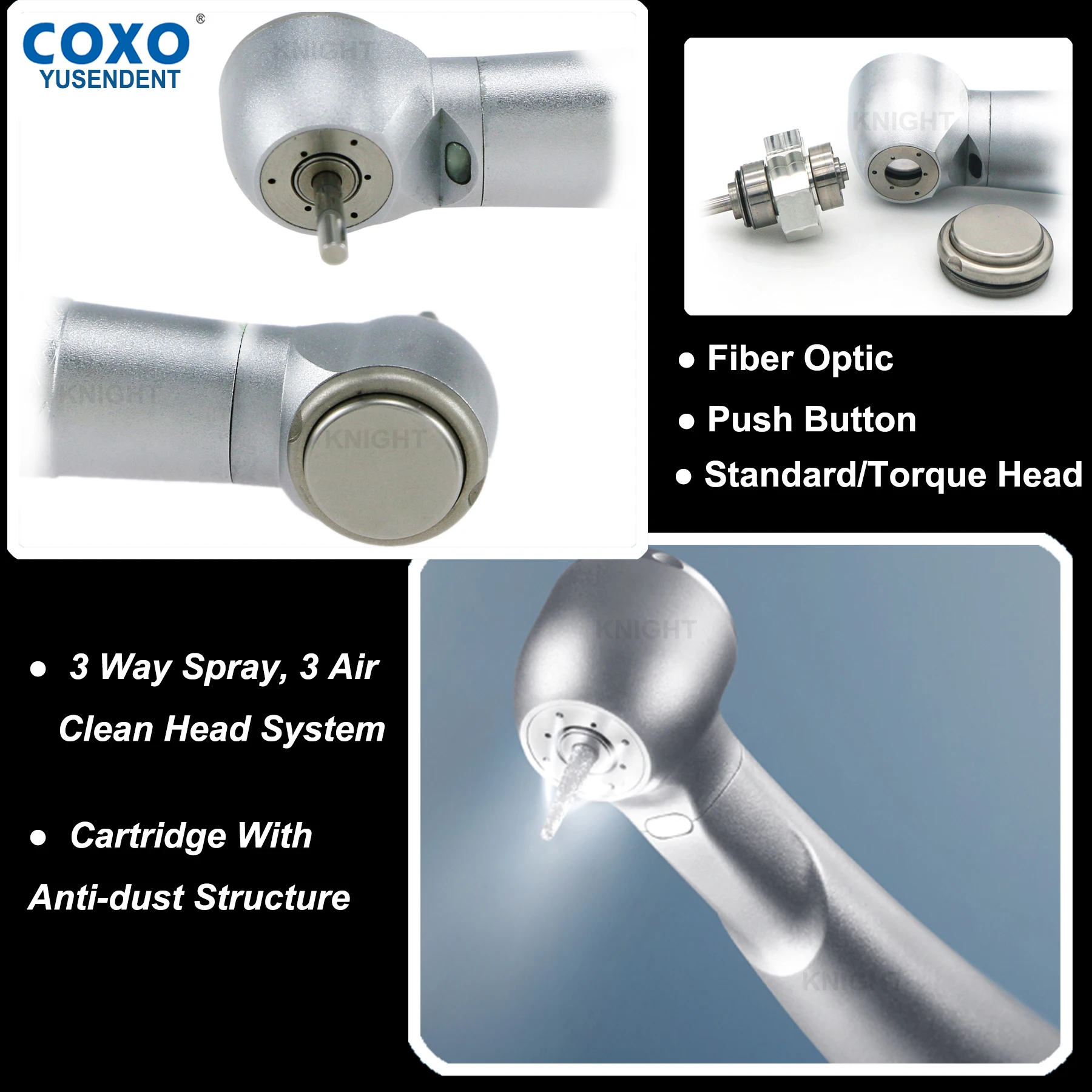 COXO Высокоскоростной оптоволоконный стоматологический наконечник