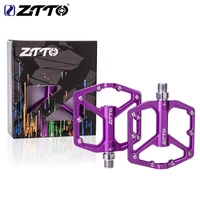 ztto jt07 1 pair bicycle flat pedal steel axis 32 spikes solid color bike pedals outdoor cycling cycle parts accessories