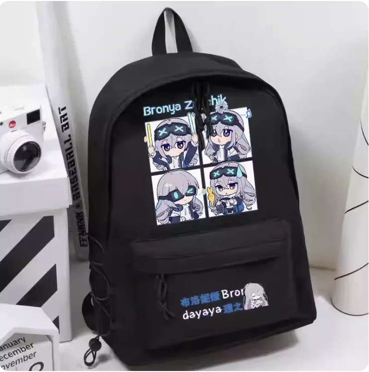 Школьный ранец с аниме Honkai: Star Rail Броня зайчик рюкзак вместительная сумка через