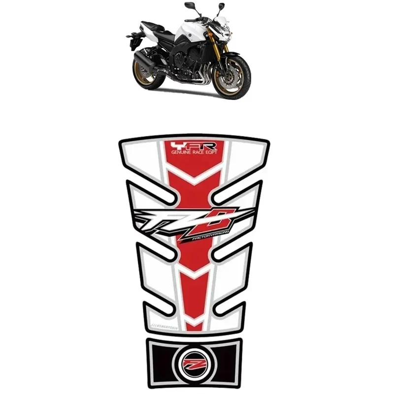 3D гелевая наклейка на бак мотоцикла для Yamaha FZ8 2010 - 2015