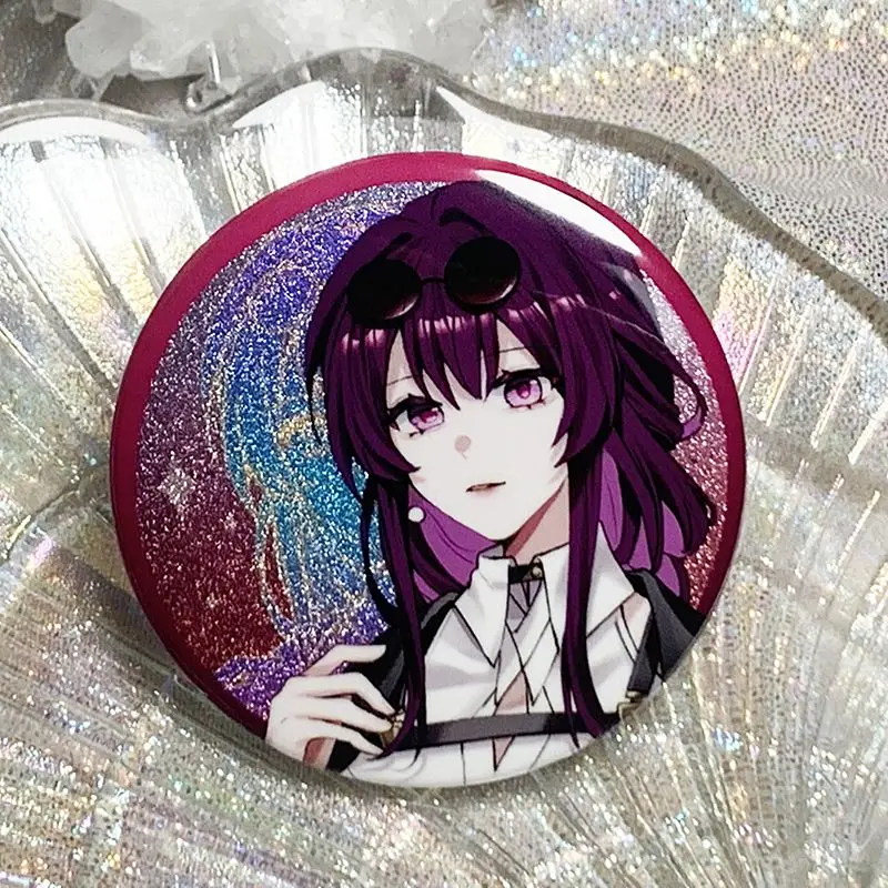 Honkai:Star Rail оригинальный Fanworks Kafka Xuan Fu Blade Luocha многоцветный блестящий значок 58 мм или