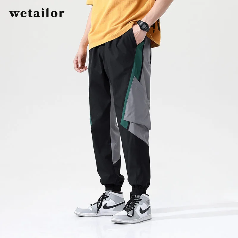 

Spring New Fashion Men Thin Streetwear Male Ankle Casual Joggers Pants Men Hip Hop Casual Trousers Cargo Pants