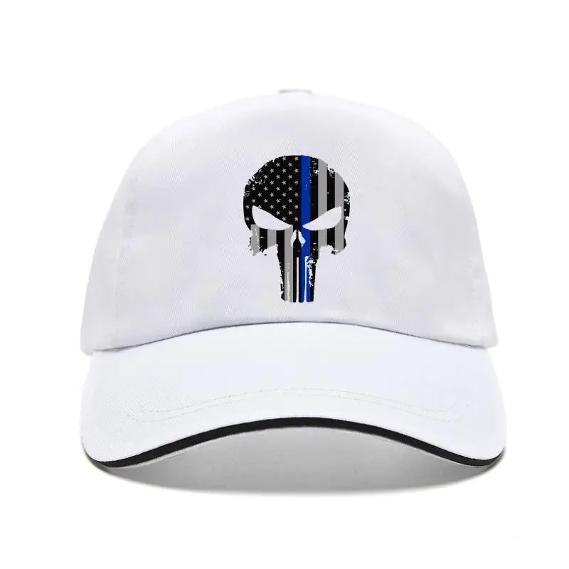 

Thin Blue Line Punisher Bill Hat For Womens