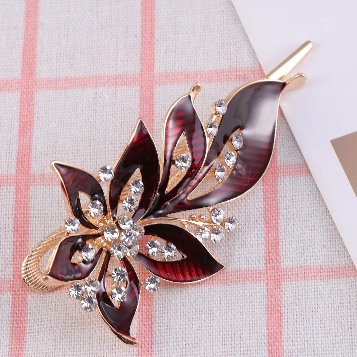 

Hair Clips Hairpin Duckbill Vintage Alligator Rhinestone Curl Crocodile Sectioning Flat Hairpins Metal Clip Accessories Women
